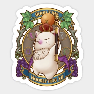 Good King Moogle Mog XII Sticker